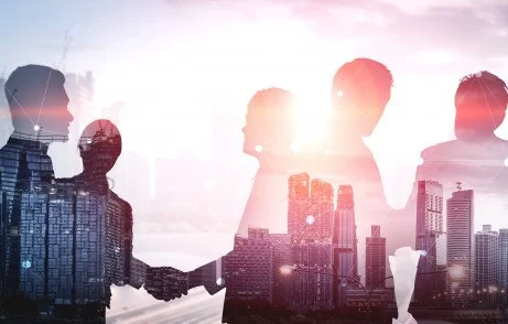 double exposure image many business people 31965 2289
